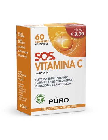 PU SOS VITAMIN C 60CPR MAST