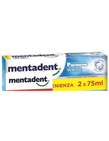 MENTADENT P WHITE BIT 2X75ML