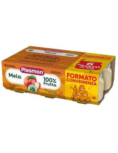 PLASMON OMOG MELA 6X80G