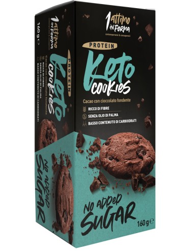 KETO COOKIES COCOA AND DARK CHOCOLATE