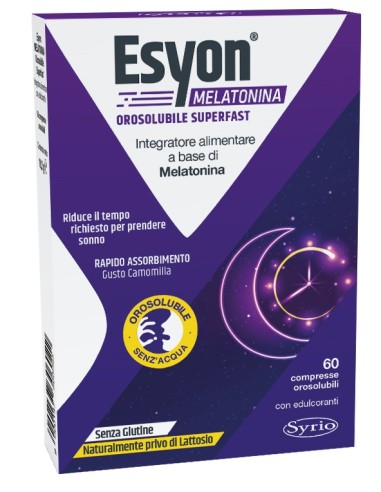 ESYON MELATONINA OROSOL 60CPR