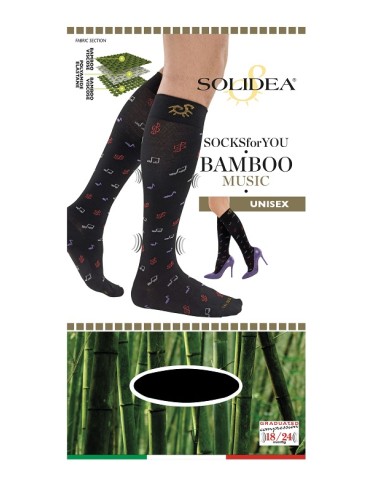 SOCKS FY BAMBOO MUSIC NERO S