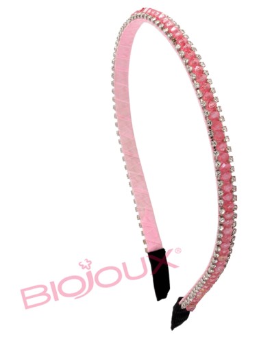 BHJ021 CERCHIETTO KIDS PINK/CR