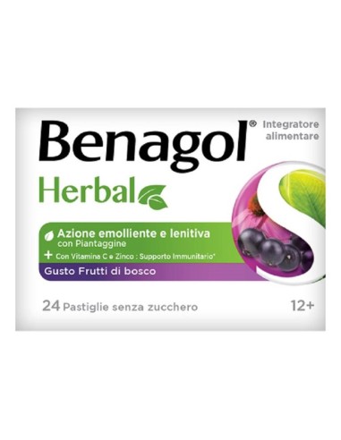 BENAGOL HERBAL FRUTTI DI  BOSCO 24 PASTIGLIE