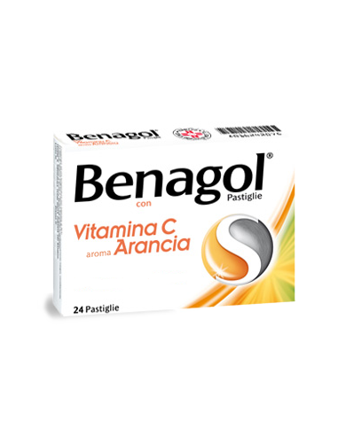 BENAGOL VIT.C 24PAST ARANCIA