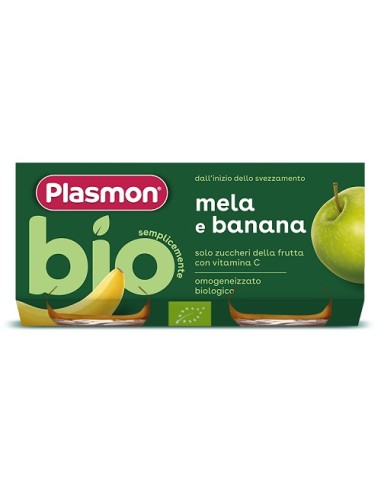 PLASMON OMOG BANANA MELA BIO2P