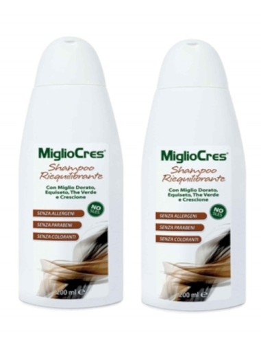 MIGLIOCRES SHAMPOO RIEQUILIBRANTE  DOPPIA CONFEZIONE