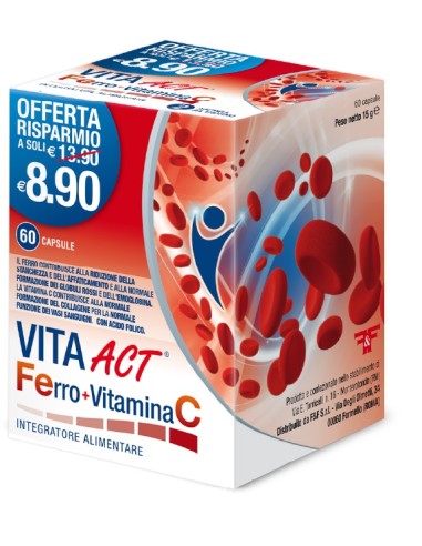 FERRO+VITAMIN C ACT 60CPS