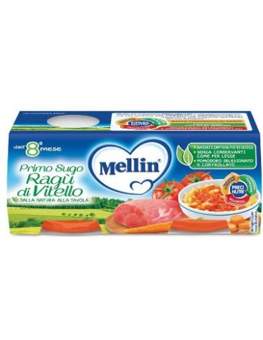 MELLIN FIRST SUG RAGU/VIT2X80G